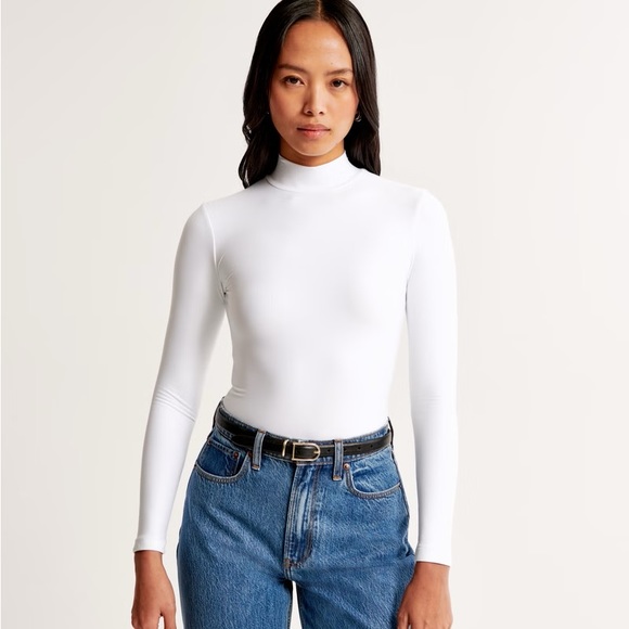 Abercrombie & Fitch Tops - ABERCROMBIE & FITCH Mock Neck Bodysuit